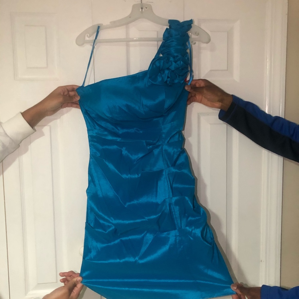 Blue dress